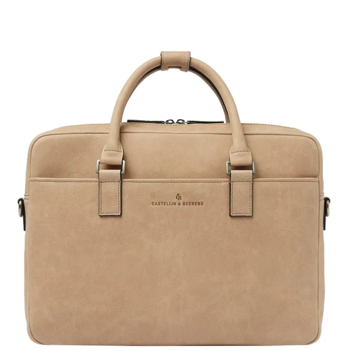 Castelijn & Beerens Carisma Laptopbag 15.6" beige