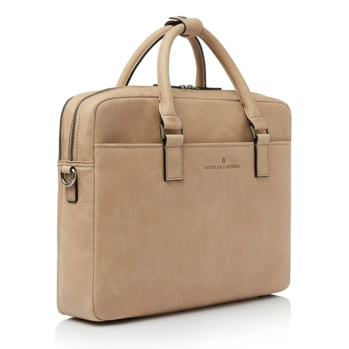 Castelijn & Beerens Carisma Laptopbag 15.6" beige