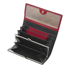 Castelijn & Beerens Donna Damesportemonnee Overslag 6 Pasjes RFID rood