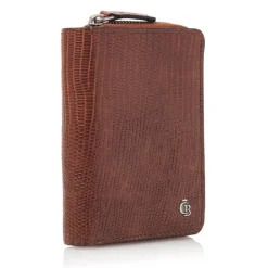 Castelijn & Beerens Donna Damesportemonnee Ritsvak 4 Pasjes RFID cognac