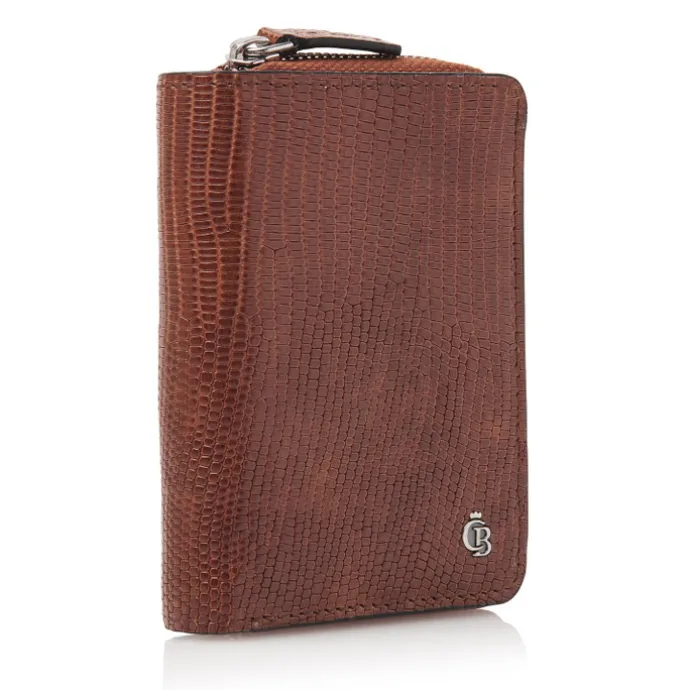 Castelijn & Beerens Donna Damesportemonnee Ritsvak 4 Pasjes RFID cognac