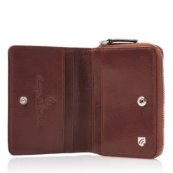 Castelijn & Beerens Donna Damesportemonnee Ritsvak 4 Pasjes RFID cognac