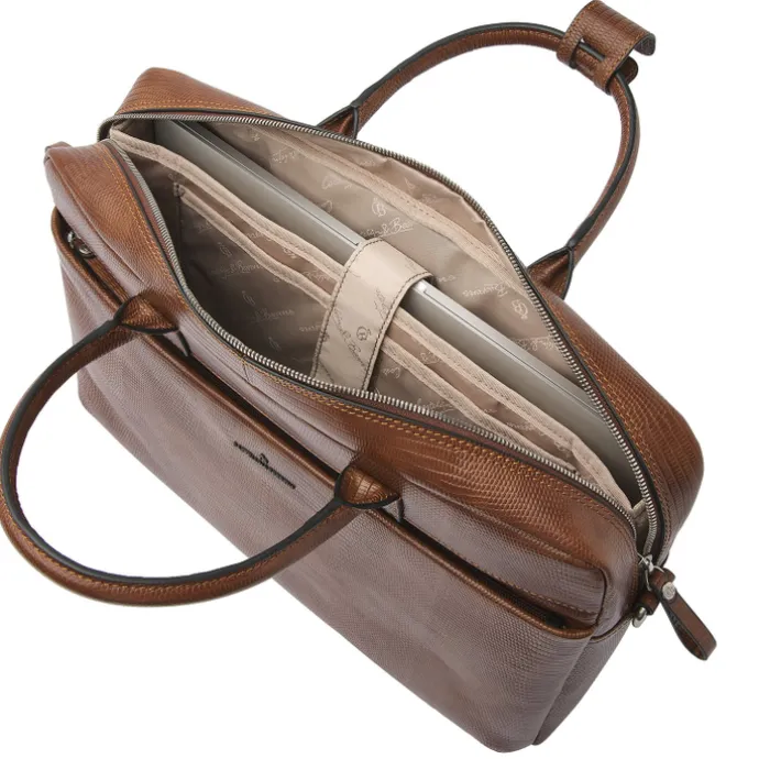 Castelijn & Beerens Donna Ilse Laptoptas 15.6" RFID cognac