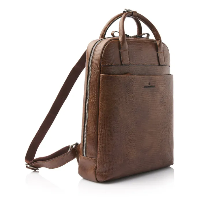 Castelijn & Beerens Donna Hanne Backpack 15.6" RFID cognac