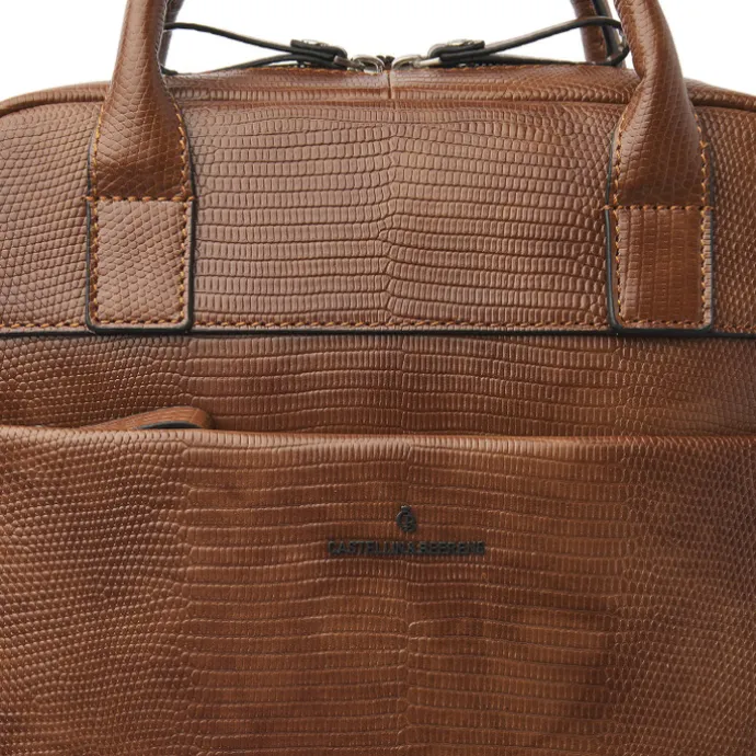 Castelijn & Beerens Donna Hanne Backpack 15.6" RFID cognac
