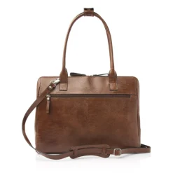 Castelijn & Beerens Donna Vera Schoudertas 15.6" RFID cognac