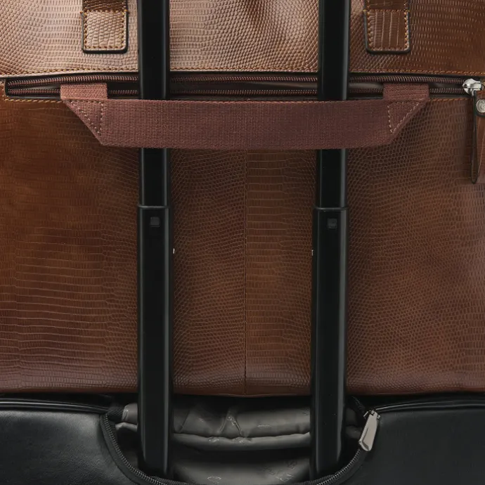 Castelijn & Beerens Donna Vera Schoudertas 15.6" RFID cognac