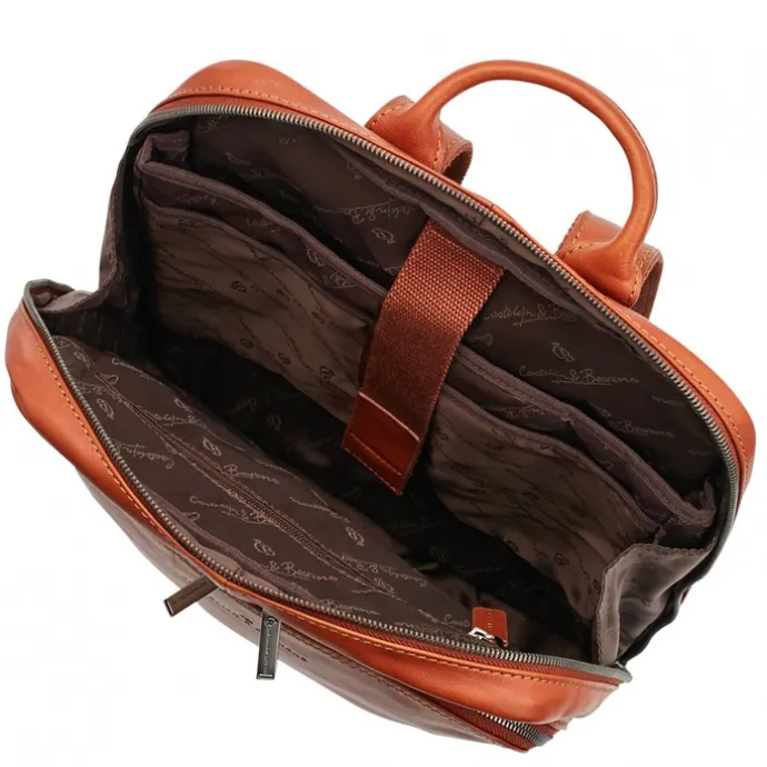Castelijn & Beerens Firenze Business Rugzak 15.6" + Tablet lichtbruin