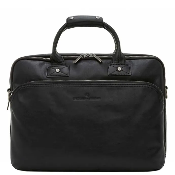Castelijn & Beerens Firenze Business Laptoptas 15.6" 3 vaks zwart