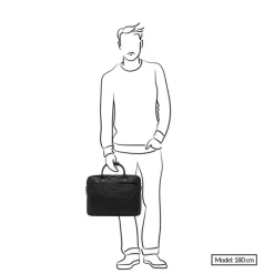 Castelijn & Beerens Firenze Business Laptoptas 15.6" 3 vaks zwart