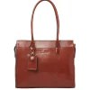 Castelijn & Beerens Gaucho Ellen Laptop Shoulderbag 15.6'' cognac