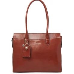 Castelijn & Beerens Gaucho Ellen Laptop Shoulderbag 15.6'' cognac