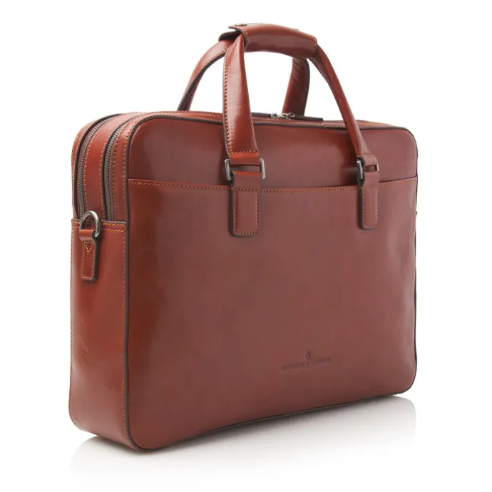 Castelijn & Beerens Gaucho Paul Laptop Bag 15.6'' cognac