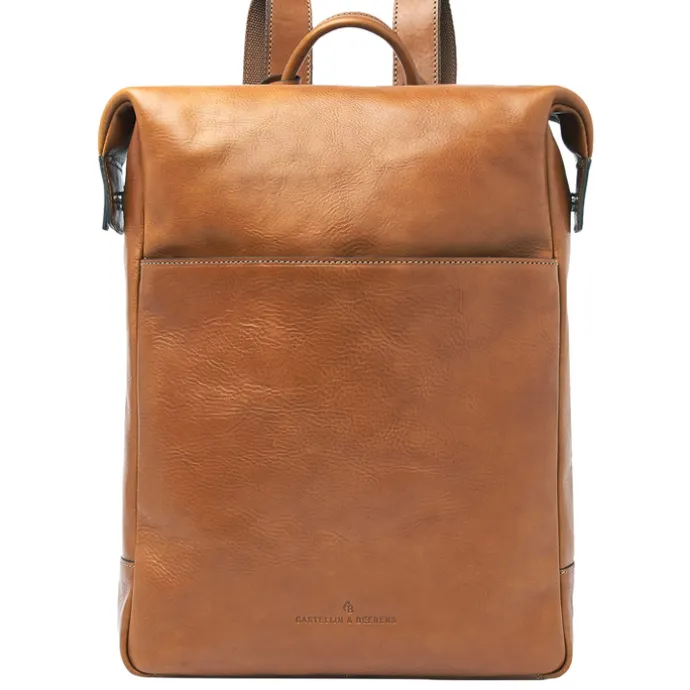 Castelijn & Beerens Laurens Backpack 15.6" RFID light brown