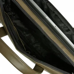Castelijn & Beerens Nappa X Charlie Laptop / Tablet Tas 15.6'' dark millitary