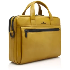 Castelijn & Beerens Nappa X Charlie Laptop / Tablet Tas 15.6'' geel