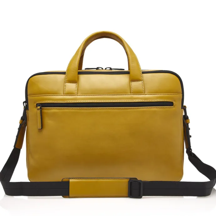 Castelijn & Beerens Nappa X Charlie Laptop / Tablet Tas 15.6'' geel