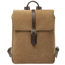 Castelijn & Beerens Veneto Nubuck Laptop Backpack 15.6" taupe