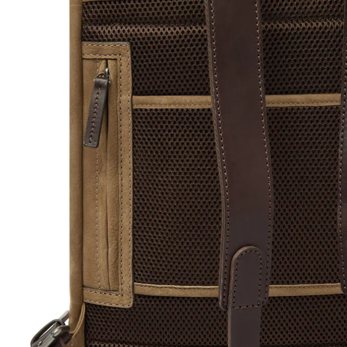 Castelijn & Beerens Veneto Nubuck Laptop Backpack 15.6" taupe