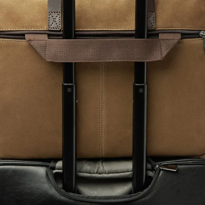 Castelijn & Beerens Veneto Nubuck Laptopbag 15.6" taupe