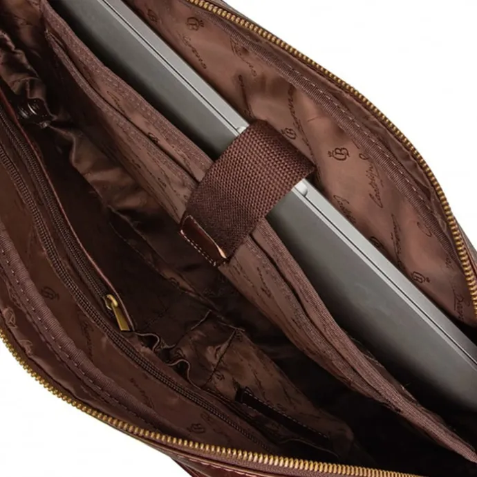 Castelijn & Beerens Verona Business Laptoptas 15.6" mokka