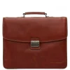 Castelijn & Beerens Verona Laptoptas 15.6" 3-vaks licht bruin