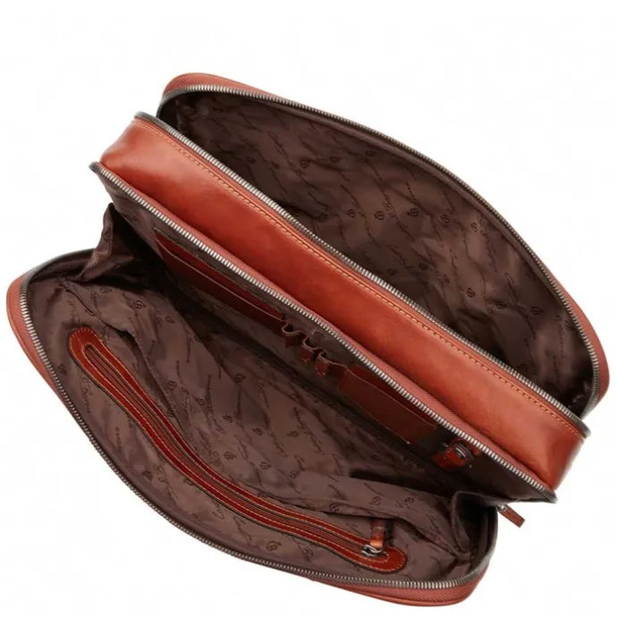 Castelijn & Beerens Verona Business Laptoptas 15.6" licht bruin