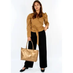Chabo Metallic Shopper metallic copper