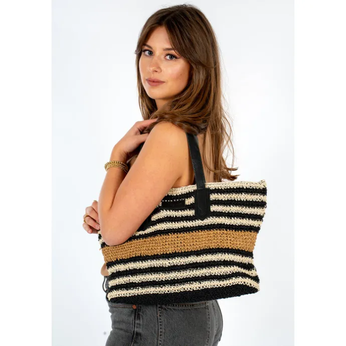 Chabo Raffia Shopper Capri multi