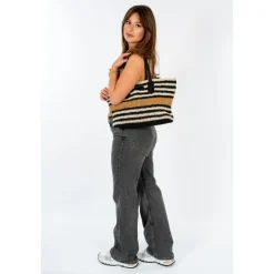 Chabo Raffia Shopper Capri multi