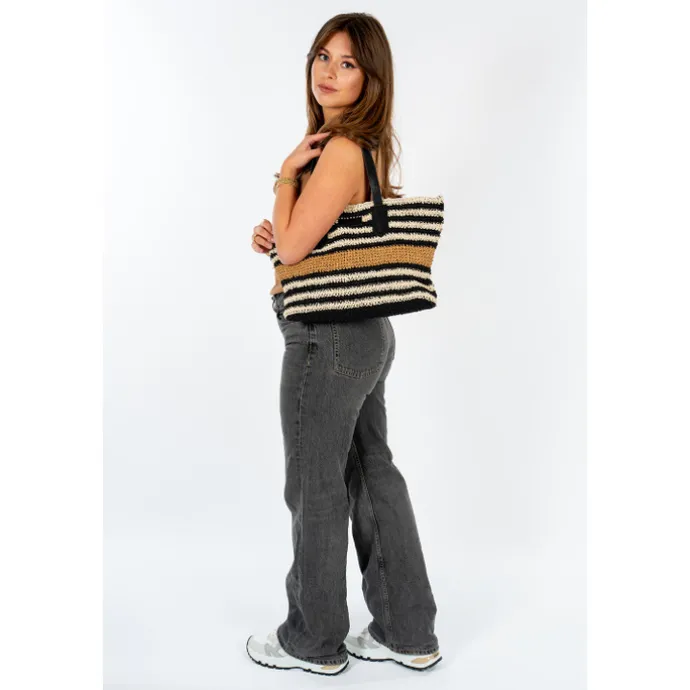 Chabo Raffia Shopper Capri multi