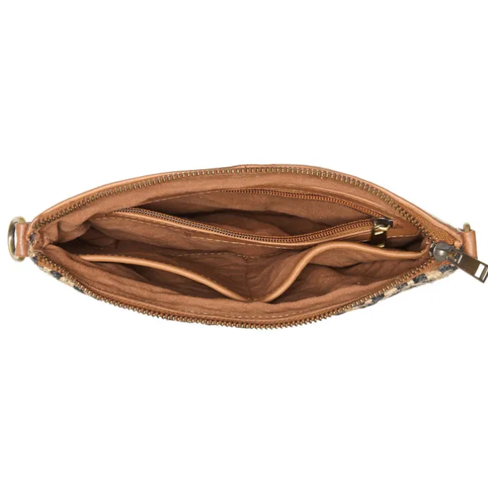 Chabo Romio Jaquard Crossbody cognac