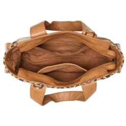 Chabo Romio Jaquard Handbag cognac