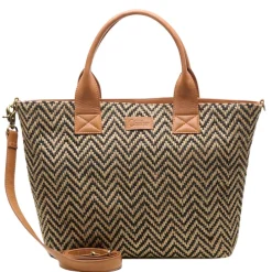 Chabo Romio Jaquard Shopper 14" cognac