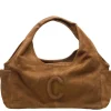 Chabo Suede Sophie Mini Shopper light cognac