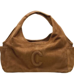 Chabo Suede Sophie Mini Shopper light cognac