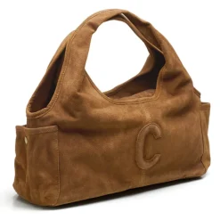 Chabo Suede Sophie Mini Shopper light cognac