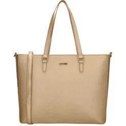 Charm London Birmingham II Shoulderbag 15.6" light gold