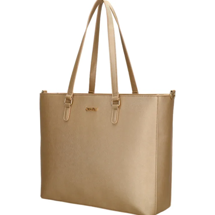 Charm London Birmingham II Shoulderbag 15.6" light gold