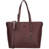 Charm London Birmingham Shopper red