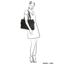 Charm London Bloomsbury Luiertas zwart