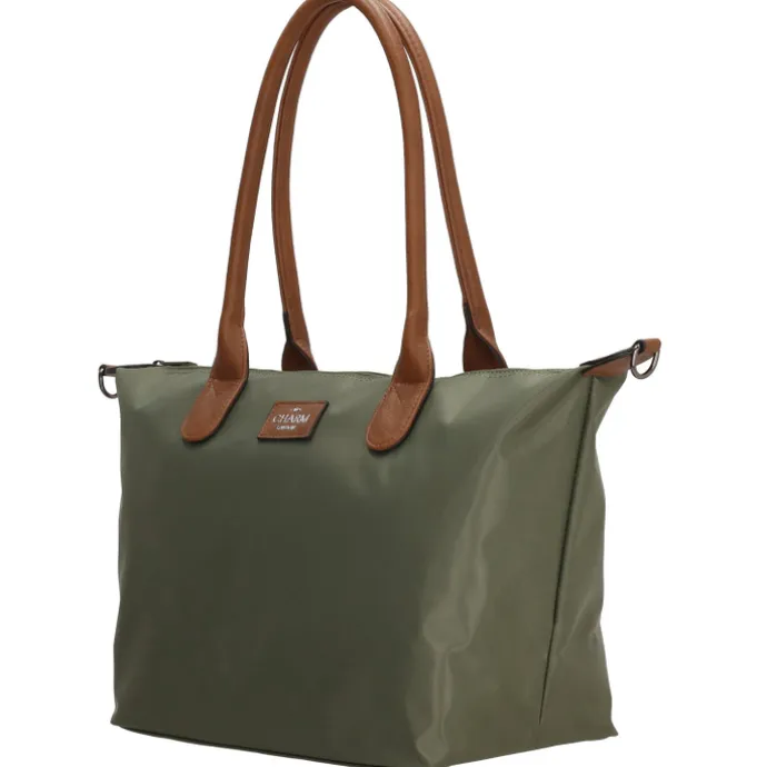 Charm London Buckingham Shopper olijfgroen