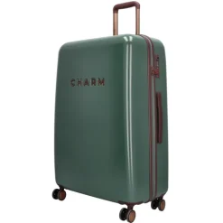 Charm London Capetown Trolley Set dark green