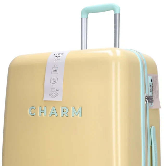 Charm London Capetown Trolley Set soft yellow
