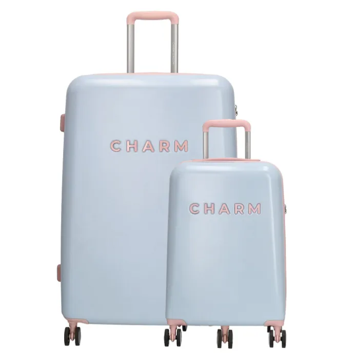 Charm London Capetown Trolley Set baby blue