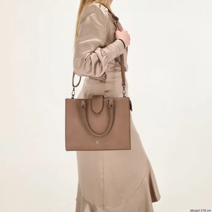 Charm London Castle Hill Handbag taupe