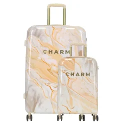 Charm London Marble Trolley Set creme