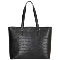 Charm London Midwood Shopper 15.6 inch laptopvak black croco