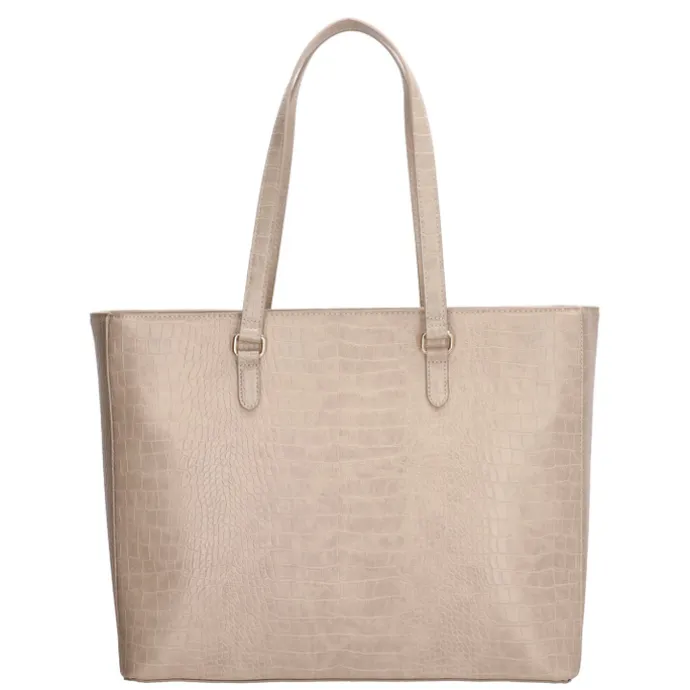 Charm London Midwood Shopper 15.6 inch laptopvak light taupe