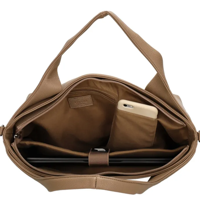 Charm London Mulberry Street Laptopbag taupe